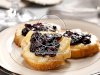 Brie Toasts with Cranberry Compote