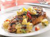 Spicy Chicken Breasts with Pepper Peach Relish