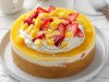 No-Bake Mango Strawberry Cheesecake