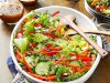 Red & Green Salad with Toasted Almonds