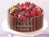 Chocolate Fruit Basket Cake
