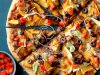 Refried Bean-Taco Pizza