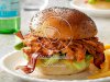 BBQ Bacon Pulled Chicken Sandwiches