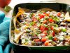Black Bean & Chicken Enchilada Lasagna