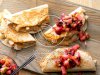 Turkey Quesadillas with Cranberry Salsa