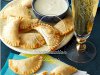 Buffalo Chicken Empanadas with Blue Cheese Sauce