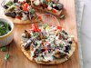Grilled Eggplant Pita Pizzas