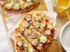 Grilled Sausage-Basil Pizzas