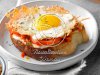Open-Faced Frico Egg Sandwich