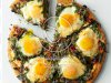 Arugula & Mushroom Breakfast Pizza