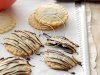 Chocolate-Drizzled Ravioli Cookies