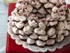 Chocolate-Candy Cane Meringue Wreath