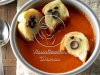 Tomato Soup with Cheesy Ghost Croutons