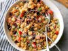 Italian Bread Salad with Olives