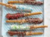 Chocolate-Dipped Pretzel Rods
