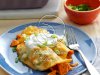 Creamy Buffalo Chicken Enchiladas
