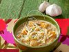 Crouton-Topped Garlic Soup