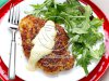 Pretzel-Crusted Chicken with Mixed Greens