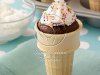 Chocolate Cupcake Cones