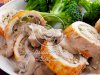 Makeover Stuffed Chicken Breasts with Mushroom Sauce