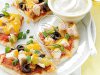 Santa Fe Chicken Pita Pizzas