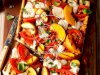 Grilled Tomato-Peach Pizza