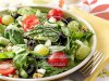 Greek Salad with Green Grapes