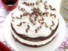 Almond Chocolate Torte with Chocolate Curls