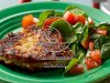 Parmesan Pork Chops with Spinach Salad