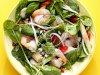 Warm Szechuan Shrimp and Spinach Salad