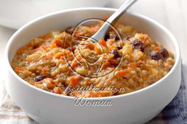 Pressure-Cooker Carrot Cake Oatmeal