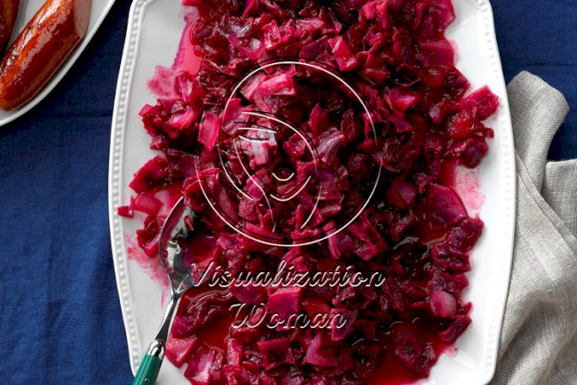 Pressure-Cooker Cranberry Apple Red Cabbage