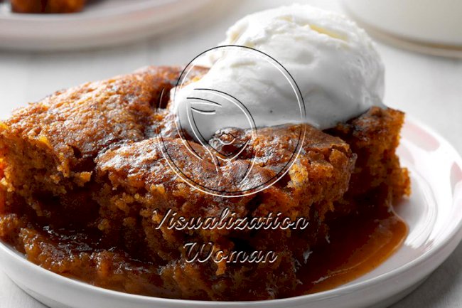 Cardamom Pumpkin Pudding Cake