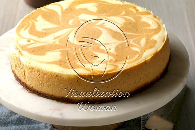 Marbled Pumpkin Cheesecake