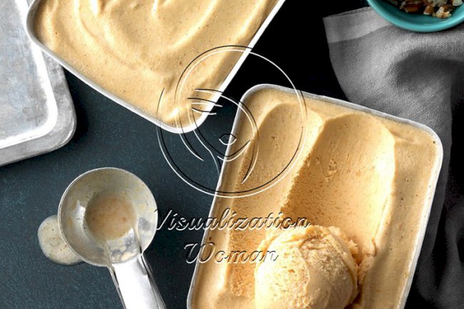 Pumpkin Pecan Frozen Yogurt