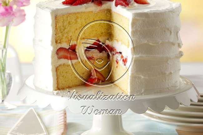 Strawberry Mascarpone Cake