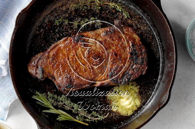 Cast-Iron Skillet Steak