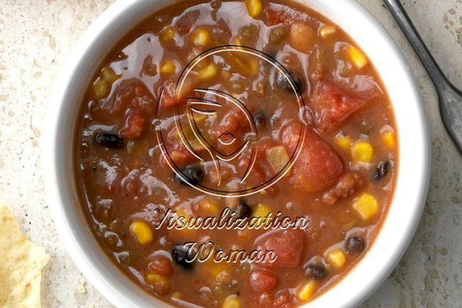 Fast Refried Bean Soup
