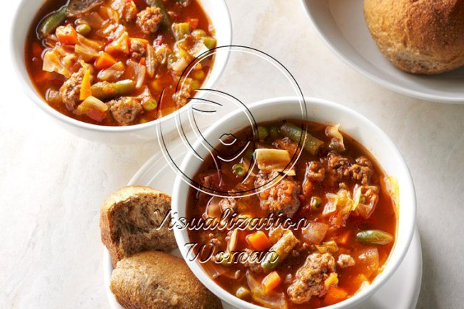 Italian Veggie Beef Soup