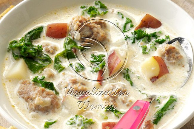 Potato, Sausage & Kale Soup