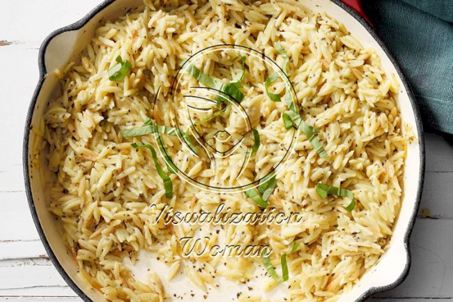 Orzo with Parmesan & Basil