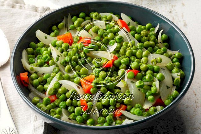 Minty Peas and Onions