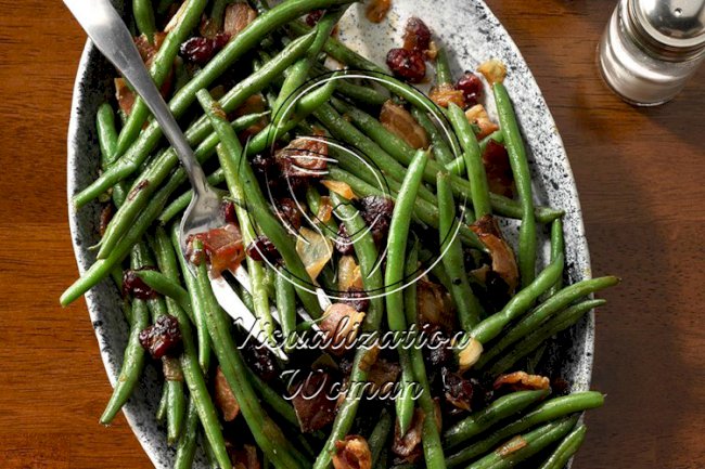 Maple-Glazed Green Beans