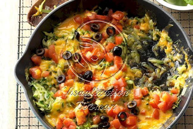 Cheesy Zucchini Saute