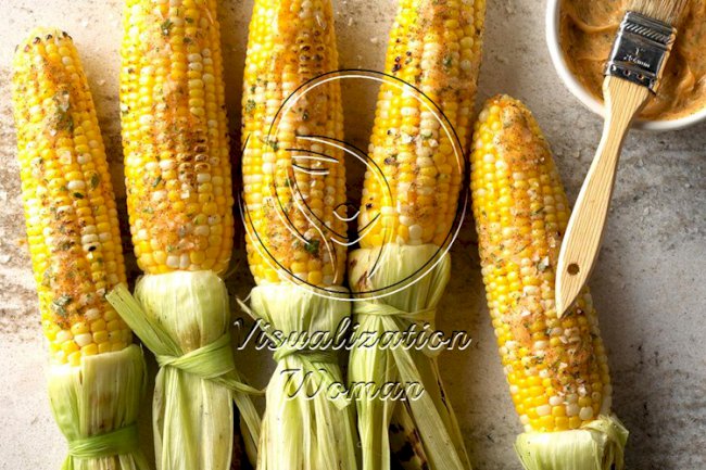 Easy Grilled Corn with Chipotle-Lime Butter
