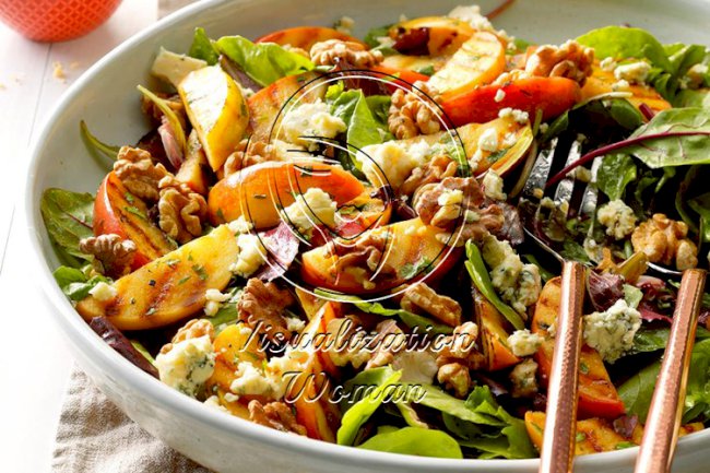 Grilled Apple Tossed Salad