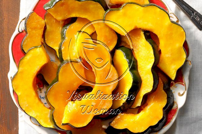 Candied Acorn Squash Slices