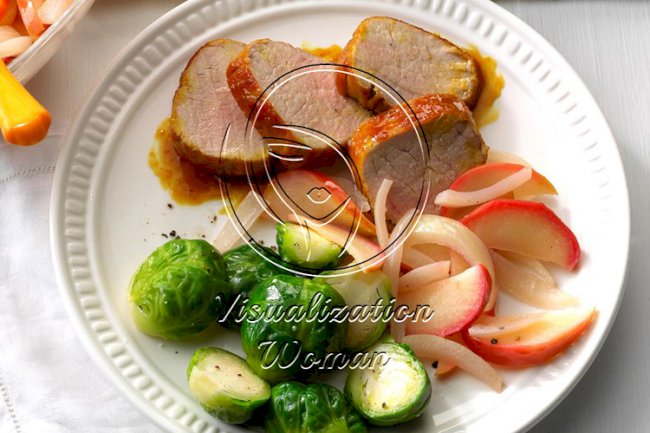 Apple-Onion Pork Tenderloin