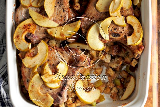 Sunday Chops and Stuffing