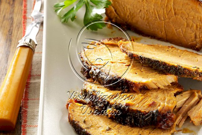 Garlic-Apple Pork Roast